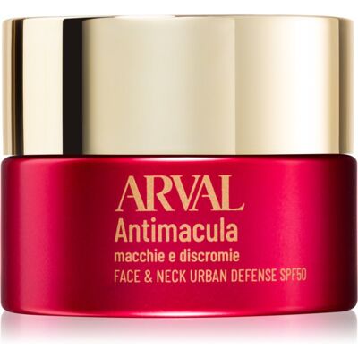 Arval Antimacula Face & Neck Urban Defense SPF50 crème protectrice anti-taches brunes 50 ml - Publicité Arval Antimacula Face & Neck Urban Defense SPF50 crème protectrice anti-taches brunes 50 ml - Publicité