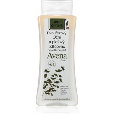 Bione Cosmetics Avena Sativa - Démaquillant Biphase Doux pour Visage & Yeux - Publicité Bione Cosmetics Avena Sativa - Démaquillant Biphase Doux pour Visage & Yeux - Publicité