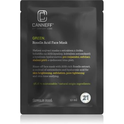 Canneff - Green Roselle Acid - Green Roselle - Face Mask - Publicité Canneff - Green Roselle Acid - Green Roselle - Face Mask - Publicité
