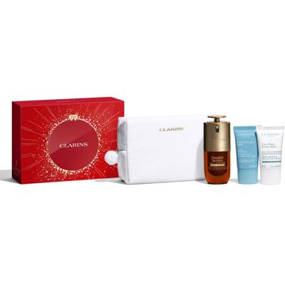 Clarins Double Serum Holiday Season coffret cadeau - Publicité Clarins Double Serum Holiday Season coffret cadeau - Publicité