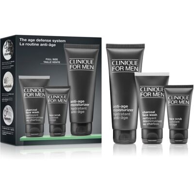 Clinique For Men™ The Age Defense System Coffret cadeau pour homme - Publicité Clinique For Men™ The Age Defense System Coffret cadeau pour homme - Publicité