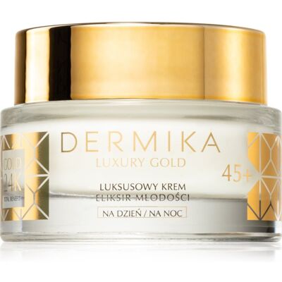 Dermika Luxury Gold 45+ Crème visage - Anti-âge, Hydratante, Rajeunissante - Publicité Dermika Luxury Gold 45+ Crème visage - Anti-âge, Hydratante, Rajeunissante - Publicité