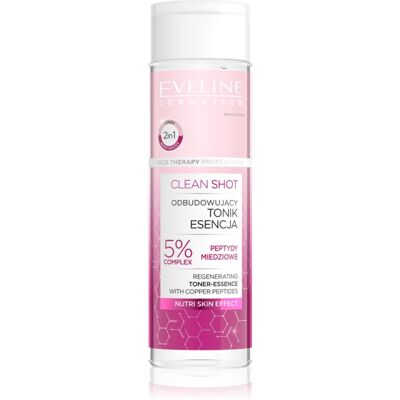 Eveline Cosmetics Clean Shot 5% Copper Peptide Complex - Tonique revitalisant pour femmes - Publicité Eveline Cosmetics Clean Shot 5% Copper Peptide Complex - Tonique revitalisant pour femmes - Publicité