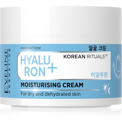 Eveline Cosmetics Hyaluron + Korean Rituals crème hydratante visage 50 ml - Publicité Eveline Cosmetics Hyaluron + Korean Rituals crème hydratante visage 50 ml - Publicité