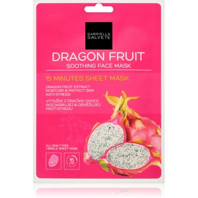 Gabriella Salvete - Masque Visage Apaisant à la Fruta du Dragon - Masque Facial - Publicité Gabriella Salvete - Masque Visage Apaisant à la Fruta du Dragon - Masque Facial - Publicité