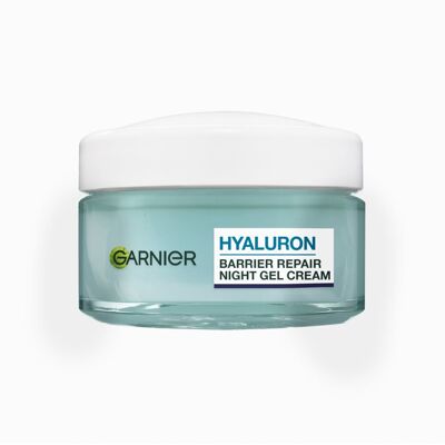 Garnier - Gel Hydratant Nuit Aloe Hyaluron pour Femmes - 50ml - Publicité Garnier - Gel Hydratant Nuit Aloe Hyaluron pour Femmes - 50ml - Publicité
