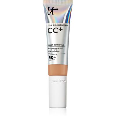 IT Cosmetics Your Skin But Better CC+ High Cover SPF 50 Tan 32ml - Fond de teint - Publicité IT Cosmetics Your Skin But Better CC+ High Cover SPF 50 Tan 32ml - Fond de teint - Publicité