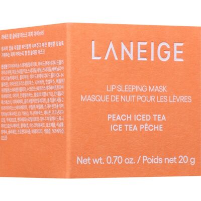 Laneige Masque de Nuit pour Lèvres Thé Glacé à la Pêche - Soins des Lèvres - Publicité Laneige Masque de Nuit pour Lèvres Thé Glacé à la Pêche - Soins des Lèvres - Publicité