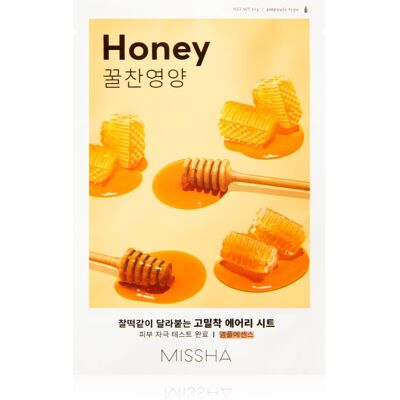 Missha Airy Fit Honey Sheet Mask - Publicité Missha Airy Fit Honey Sheet Mask - Publicité