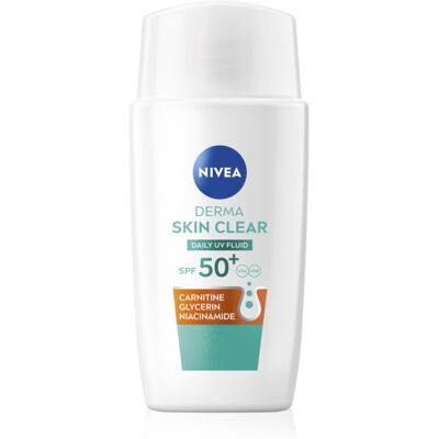 NIVEA Derma Skin Clear fluide léger protecteur SPF 50+ 40 ml - Publicité NIVEA Derma Skin Clear fluide léger protecteur SPF 50+ 40 ml - Publicité