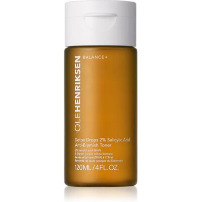 OLEHENRIKSEN Balance+ Detox Drops 2% Salicylic Acid Toner lotion tonique visage à l’acide salicylique 120 ml - Publicité OLEHENRIKSEN Balance+ Detox Drops 2% Salicylic Acid Toner lotion tonique visage à l’acide salicylique 120 ml - Publicité