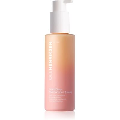 OLEHENRIKSEN Truth Peach Glaze Glow Niacinamide Cleanser gel moussant purifiant éclat et hydratation 150 ml - Publicité OLEHENRIKSEN Truth Peach Glaze Glow Niacinamide Cleanser gel moussant purifiant éclat et hydratation 150 ml - Publicité