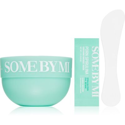 Some By Mi PDRN Spirulina Soothing Sherbet Mask masque apaisant visage effet rafraîchissant 10x1 g - Publicité Some By Mi PDRN Spirulina Soothing Sherbet Mask masque apaisant visage effet rafraîchissant 10x1 g - Publicité