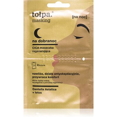 Tołpa Masque de Nuit - Masque facial régénérant et hydratant - Publicité Tołpa Masque de Nuit - Masque facial régénérant et hydratant - Publicité