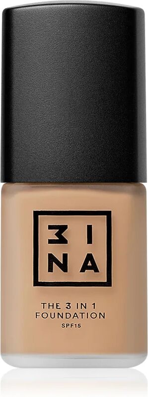 3INA The 3 in 1 Foundation fond de teint longue tenue SPF 15 teinte 214 30 ml