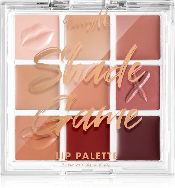 Barry M Shade Game palette de rouges à lèvres 3,78 g