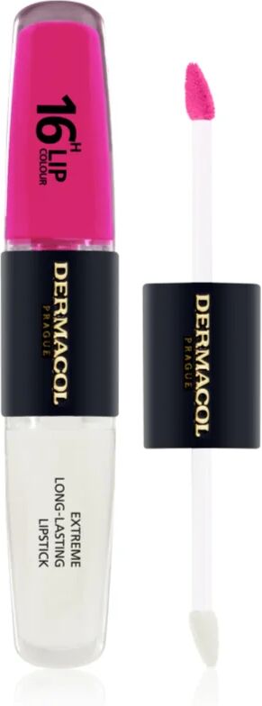 Dermacol 16H Lip Colour brillant et rouge à lèvres longue tenue teinte 8 2x4 ml