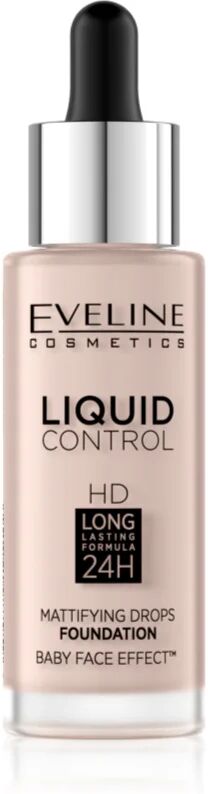 Eveline Cosmetics Liquid Control fond de teint liquide avec pipette teinte 005 Ivory 32 ml