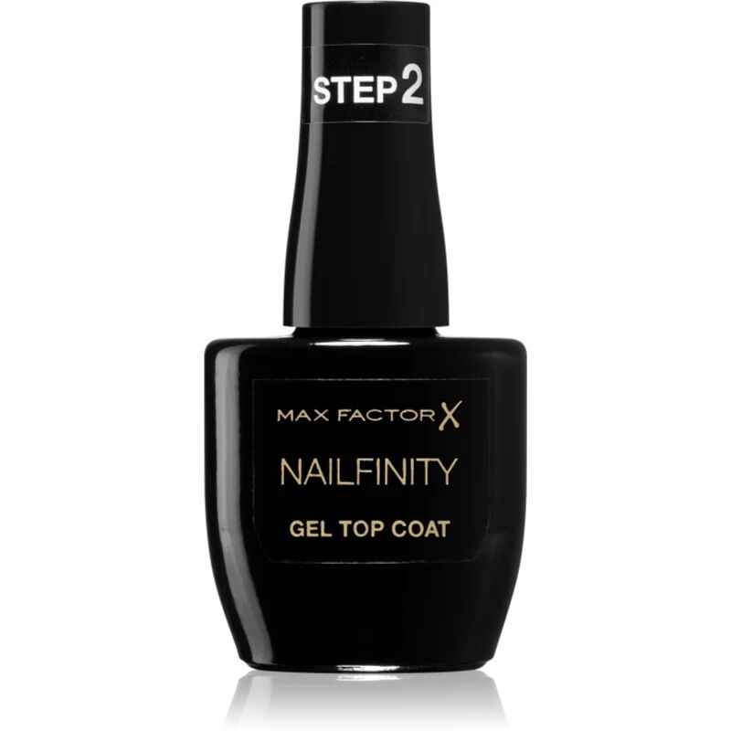 Max Factor Nailfinity Gel Top Coat vernis top coat gel teinte 100 The Finale 12 ml