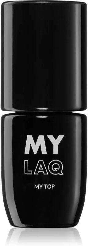 MYLAQ My Top vernis de protection ongles en gel effet brillant 5 ml