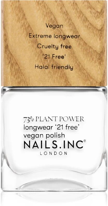 Nails Inc. Vegan Nail Polish vernis à ongles longue tenue teinte Free time it's me time 14 ml