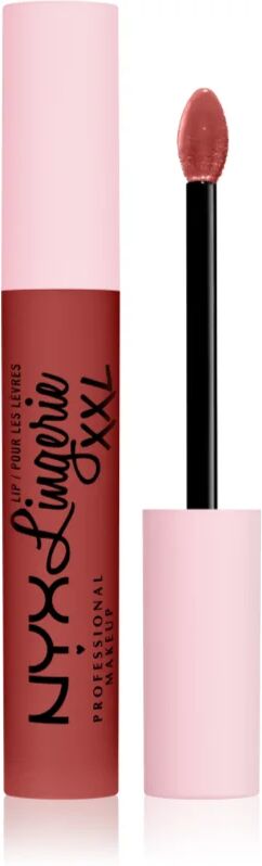 NYX Professional Makeup Lip Lingerie XXL rouge à lèvres liquide avec fini mat teinte 07 - Warm up 4 ml