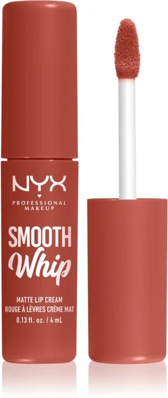 NYX Professional Makeup Smooth Whip Matte Lip Cream rouge à lèvres velouté effet lissant teinte 07 Pushin' Cushion 4 ml