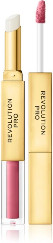 Revolution PRO Supreme Stay 24h Lip Duo rouge à lèvres liquide ultra mat avec baume teinte Struck 2,5 g