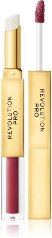 Revolution PRO Supreme Stay 24h Lip Duo rouge à lèvres liquide ultra mat avec baume teinte Thirst 2,5 g