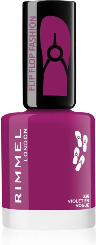 Rimmel 60 Seconds Flip Flop vernis à ongles teinte 336 Violet en Vogue 8 ml