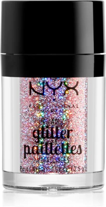 NYX Professional Makeup Glitter Goals paillettes visage et corps effet métallisé teinte 03 Beauty Beam 2.5 g