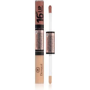 Dermacol 16H Lip Colour couleur et brillant à lèvres bi-phasée teinte 32 4.8 g