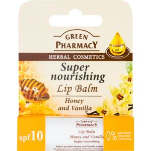 Green Pharmacy Lip Care baume à lèvres nourrissant SPF 10 sans silicones, sans parabènes ni colorants 3.6 g