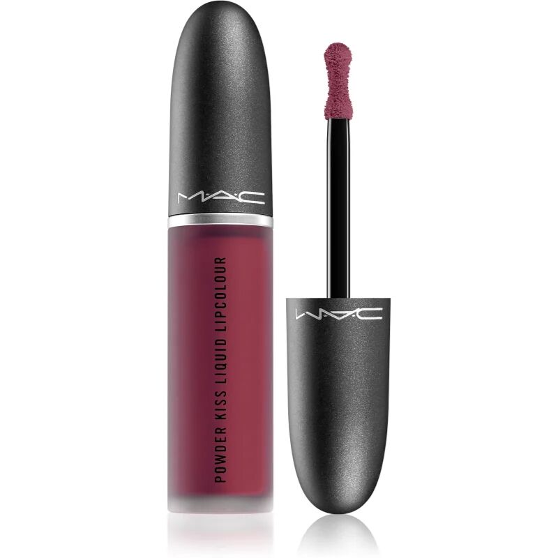 MAC Cosmetics Powder Kiss Liquid Lipcolour rouge à lèvres liquide mat teinte Burning Love 5 ml