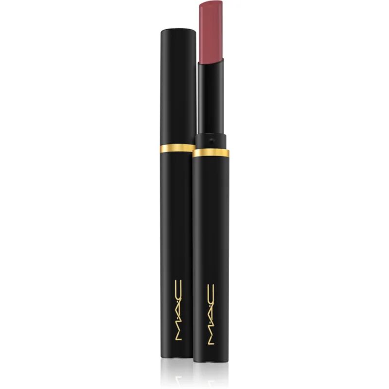 MAC Cosmetics Powder Kiss Velvet Blur Slim Stick rouge à lèvres mat hydratant teinte Love Clove 2 g