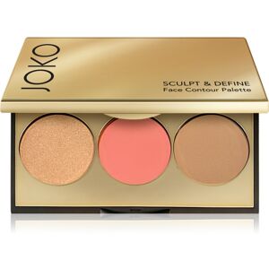 JOKO Sculpt & Define palette contouring teinte 01 Sun Kissed Glow 8 g - Publicité JOKO Sculpt & Define palette contouring teinte 01 Sun Kissed Glow 8 g - Publicité
