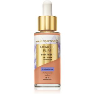 Max Factor Miracle Pure Skin Reset Base Sérum teinte 70-85 Medium Cool 30 ml - Publicité Max Factor Miracle Pure Skin Reset Base Sérum teinte 70-85 Medium Cool 30 ml - Publicité