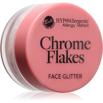 Bell HYPOallergenic Chrome Flakes paillettes visage 5 g - Publicité Bell HYPOallergenic Chrome Flakes paillettes visage 5 g - Publicité