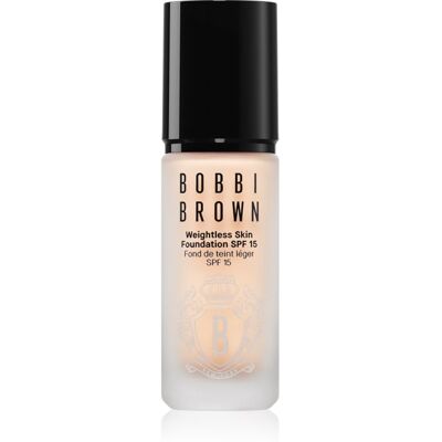 Bobbi Brown Weightless Skin Foundation SPF 15 Mini - Porcelain - Longue tenue, Mat, Hydratant - Fond de teint - Publicité Bobbi Brown Weightless Skin Foundation SPF 15 Mini - Porcelain - Longue tenue, Mat, Hydratant - Fond de teint - Publicité