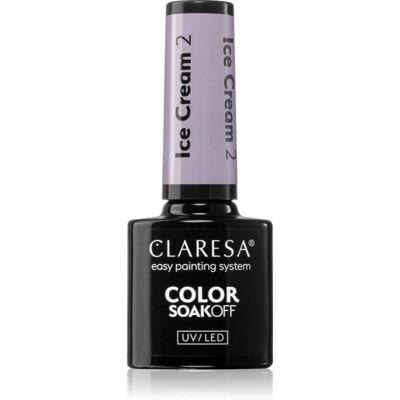 Vernis Gel Ice Cream Claresa - UV/LED - 2.5g - Publicité Vernis Gel Ice Cream Claresa - UV/LED - 2.5g - Publicité