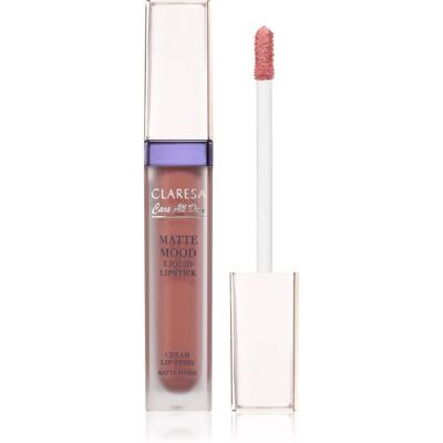 Claresa Care All Day Matte Mood Liquid Lipstick rouge à lèvres liquide mat teinte 01 Joyful 7 ml - Publicité Claresa Care All Day Matte Mood Liquid Lipstick rouge à lèvres liquide mat teinte 01 Joyful 7 ml - Publicité