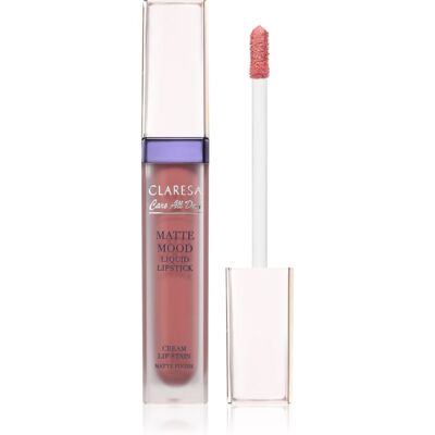 Claresa Care All Day Matte Mood Liquid Lipstick rouge à lèvres liquide mat teinte 03 Calm 7 ml - Publicité Claresa Care All Day Matte Mood Liquid Lipstick rouge à lèvres liquide mat teinte 03 Calm 7 ml - Publicité