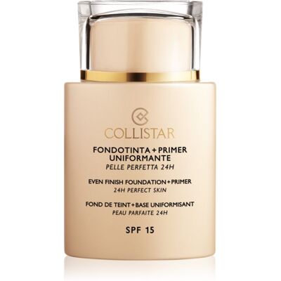 Collistar Even Finish Foundation+Primer 24h Perfect Skin fond de teint et base SPF 15 teinte 1 Ivory 35 ml - Publicité Collistar Even Finish Foundation+Primer 24h Perfect Skin fond de teint et base SPF 15 teinte 1 Ivory 35 ml - Publicité