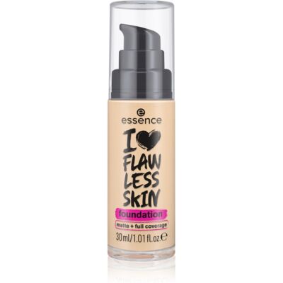 essence I LOVE FLAWLESS SKIN fond de teint couvrant effet mat teinte 30 - Dark Porcelain 30 ml - Publicité essence I LOVE FLAWLESS SKIN fond de teint couvrant effet mat teinte 30 - Dark Porcelain 30 ml - Publicité