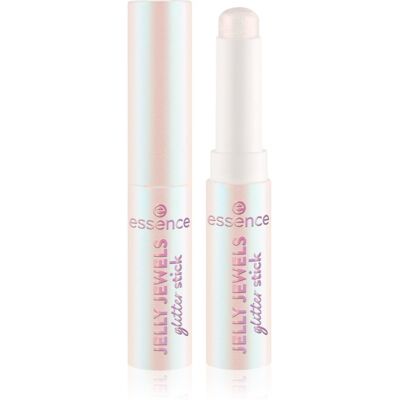 essence JELLY JEWELS stick illuminateur à effet multichromatique teinte 01 Frosted Twinkle 2.5 g - Publicité essence JELLY JEWELS stick illuminateur à effet multichromatique teinte 01 Frosted Twinkle 2.5 g - Publicité