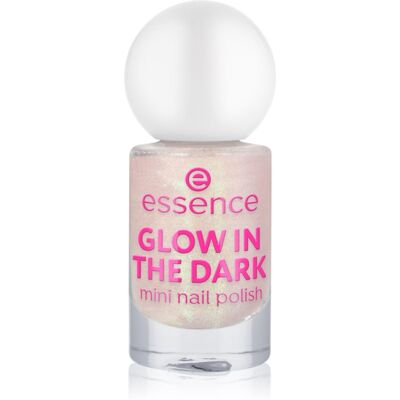 Essence Rose Pâle Brille Dans le Noir Mini Vernis - Vernis à Ongles - Publicité Essence Rose Pâle Brille Dans le Noir Mini Vernis - Vernis à Ongles - Publicité