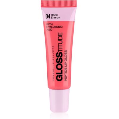 Gabriella Salvete Glosstitude Peptide Lip Gloss brillant à lèvres hydratant teinte 04 Coral Energy 10 ml - Publicité Gabriella Salvete Glosstitude Peptide Lip Gloss brillant à lèvres hydratant teinte 04 Coral Energy 10 ml - Publicité