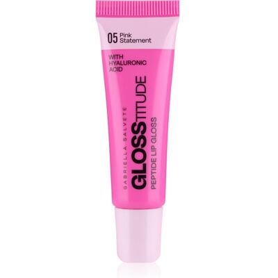 Gabriella Salvete Glosstitude Peptide Lip Gloss brillant à lèvres hydratant teinte 05 Pink Statement 10 ml - Publicité Gabriella Salvete Glosstitude Peptide Lip Gloss brillant à lèvres hydratant teinte 05 Pink Statement 10 ml - Publicité