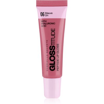 Gabriella Salvete Glosstitude Peptide Lip Gloss brillant à lèvres hydratant teinte 06 Mauve On 10 ml - Publicité Gabriella Salvete Glosstitude Peptide Lip Gloss brillant à lèvres hydratant teinte 06 Mauve On 10 ml - Publicité