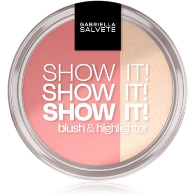 Gabriella Salvete - Show It! Blush & Highlighter - Poudre compacte pour le visage 9 g - Publicité Gabriella Salvete - Show It! Blush & Highlighter - Poudre compacte pour le visage 9 g - Publicité